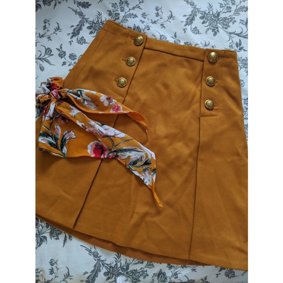 J. Crew Dresses & Skirts - Mustard Knee Length Skirt